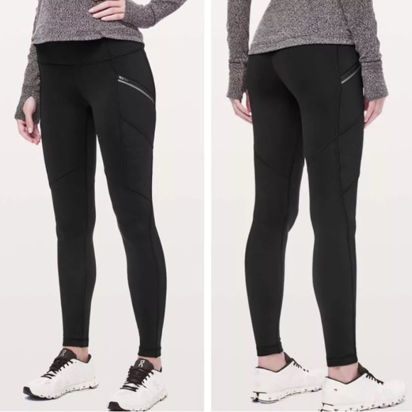 Lululemon Toasty Tech, thick Running Leggings, RARE!!! - Picture 1 of 8